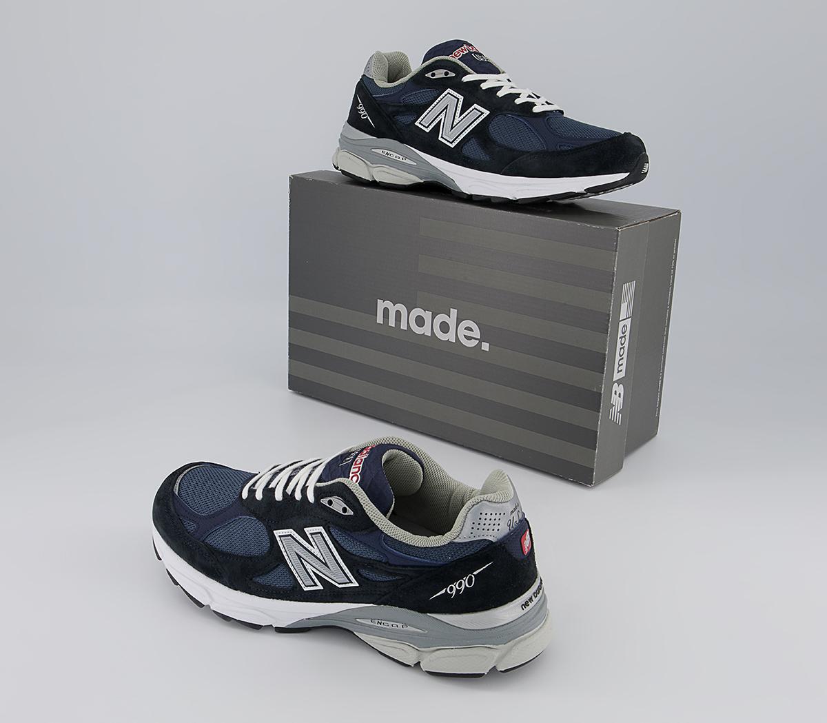 New Balance 990v3 Trainers New Balance 990v3 Trainers Navy