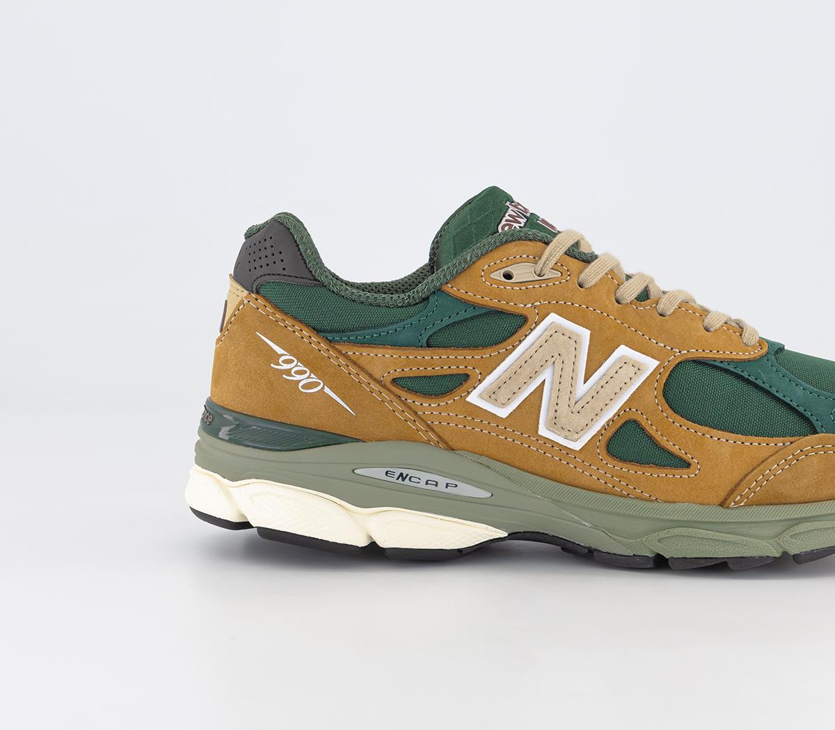 New Balance990v3 Made in USA TrainersTan