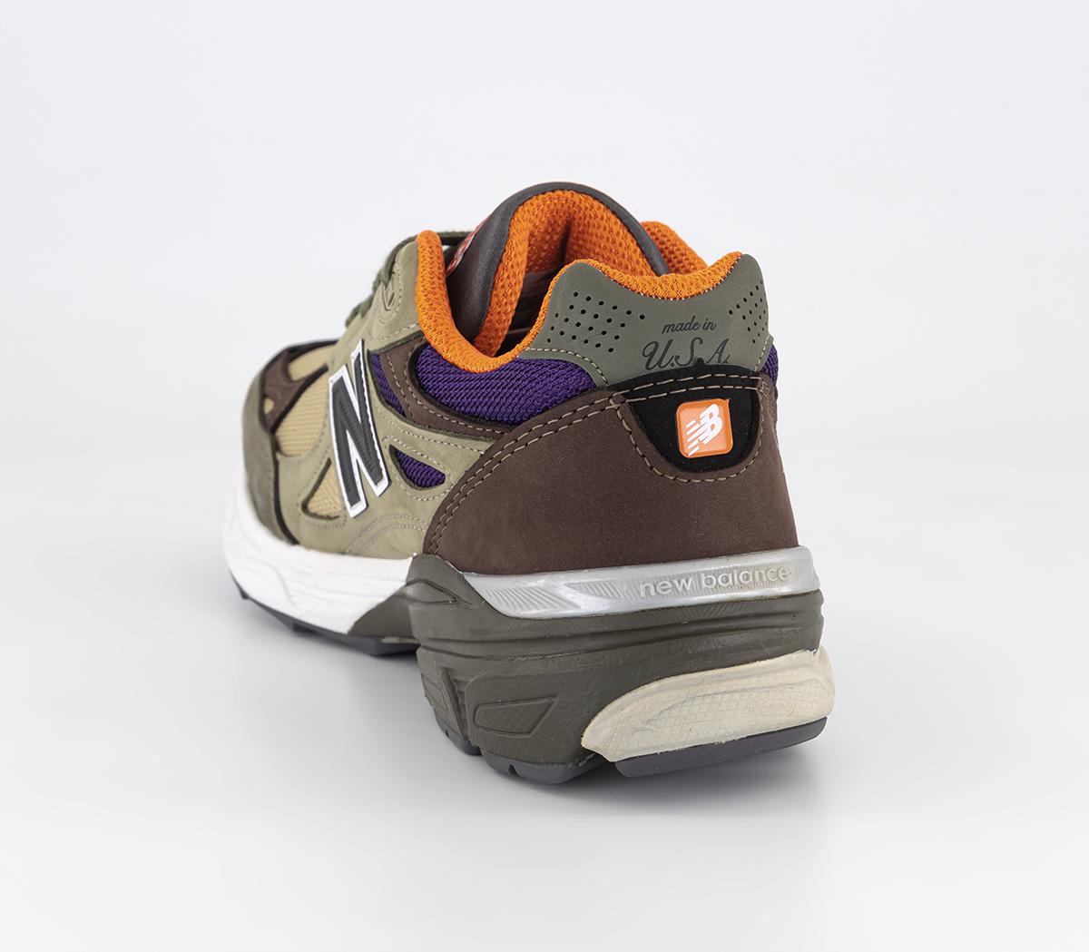 New Balance990v3 Made in USA TrainersBrown
