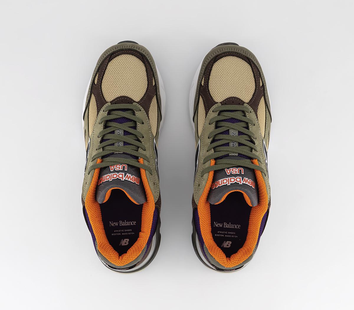 New Balance990v3 Made in USA TrainersBrown