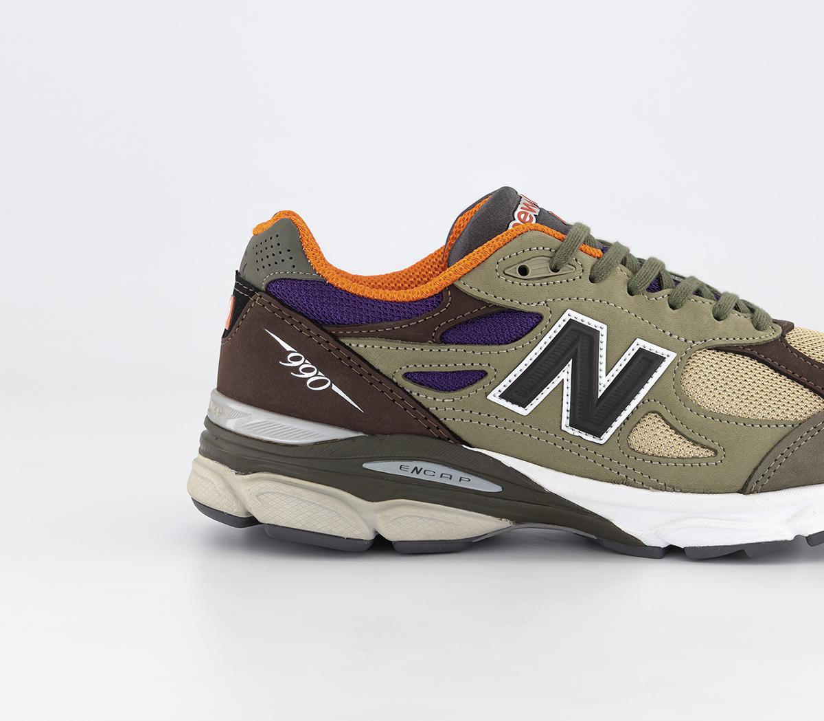 New Balance990v3 Made in USA TrainersBrown