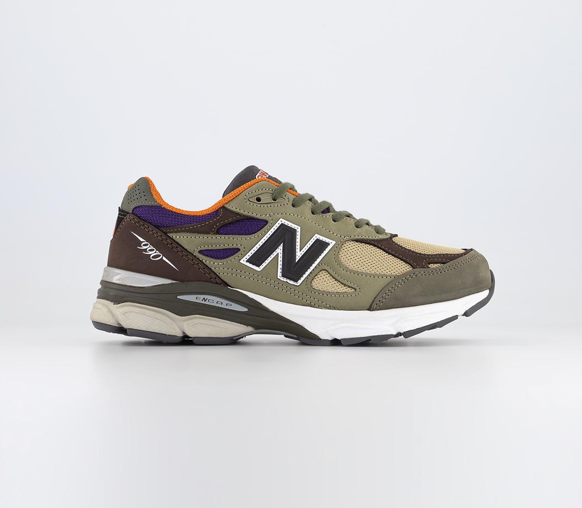 New Balance990v3 Made in USA TrainersBrown