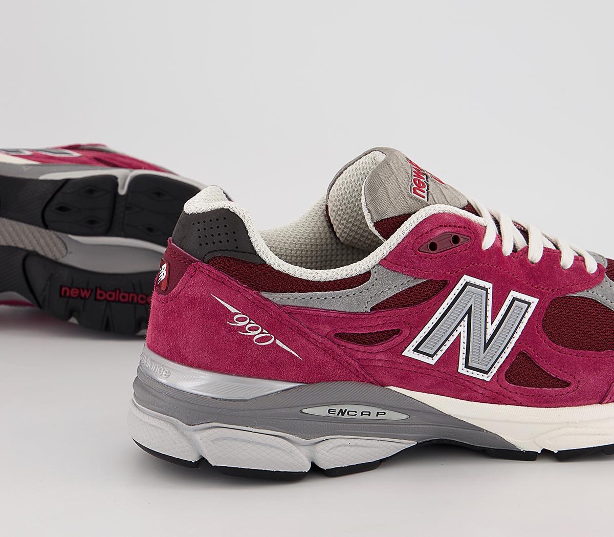 New Balance990v3 TrainersScarlet