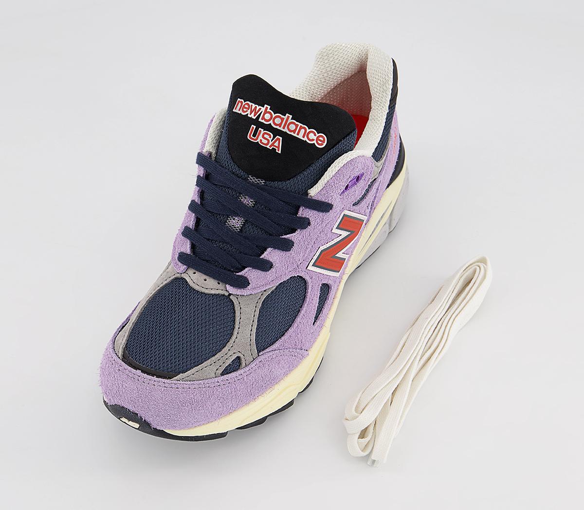 New Balance 990v3 Trainers New Balance 990v3 Trainers Raw Amethyst