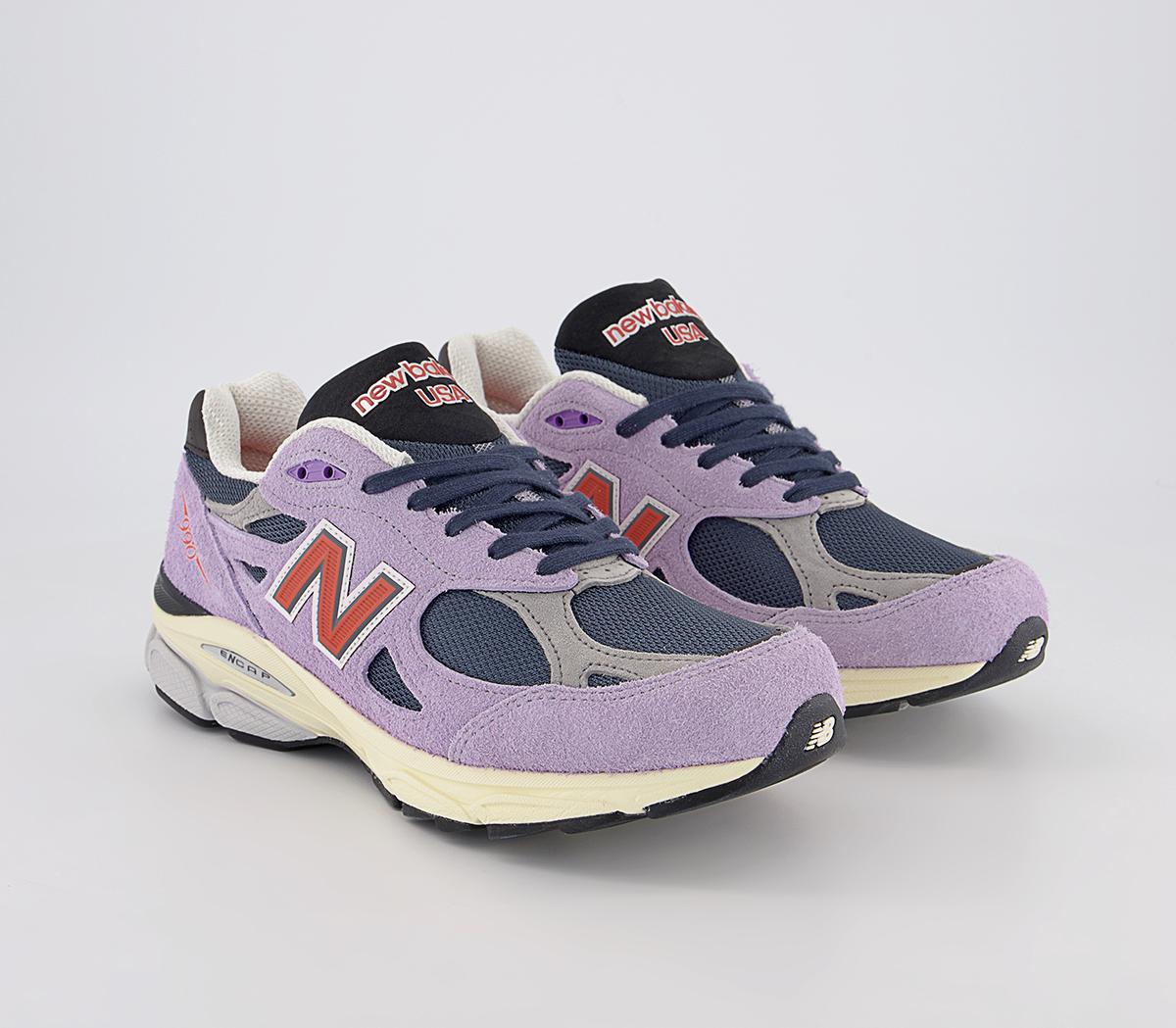 New Balance 990v3 Trainers New Balance 990v3 Trainers Raw Amethyst