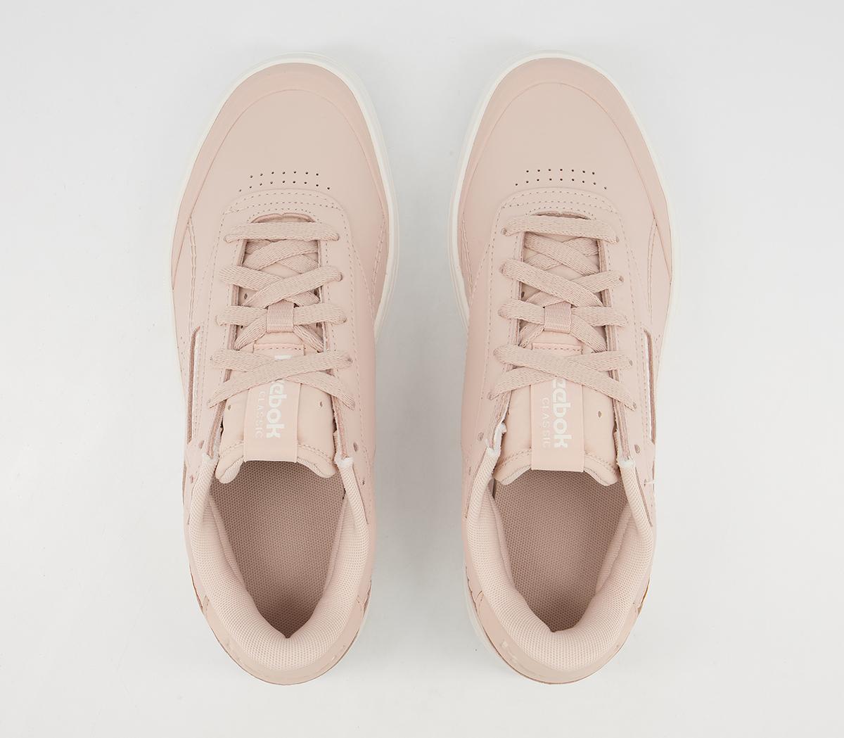 Reebok Club C Double Geo Trainers Reebok Club C Double Geo Trainers Soft Ecru Chalk