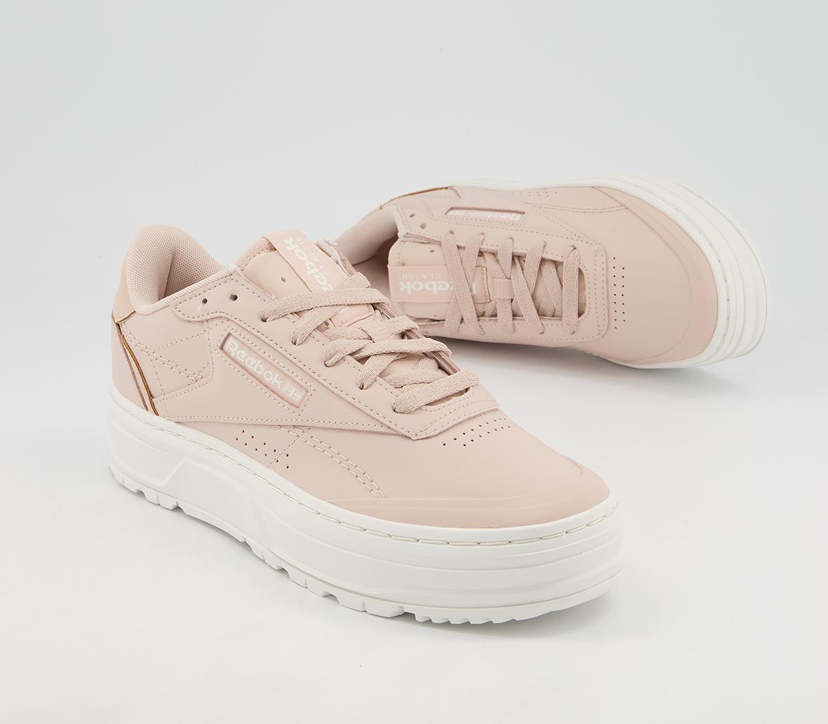 Reebok Club C Double Geo Trainers Reebok Club C Double Geo Trainers Soft Ecru Chalk