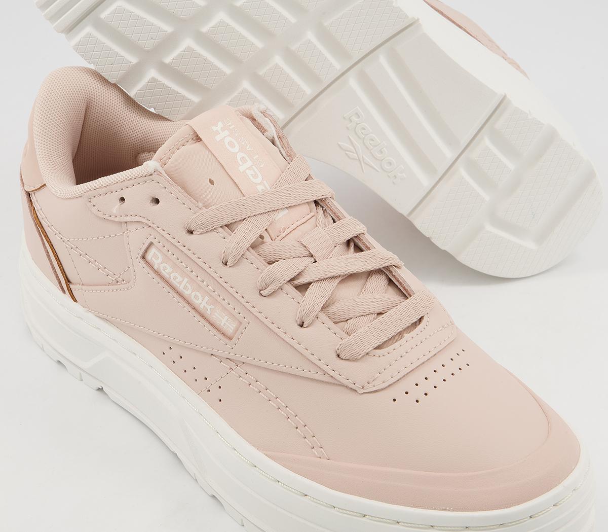 Reebok Club C Double Geo Trainers Reebok Club C Double Geo Trainers Soft Ecru Chalk
