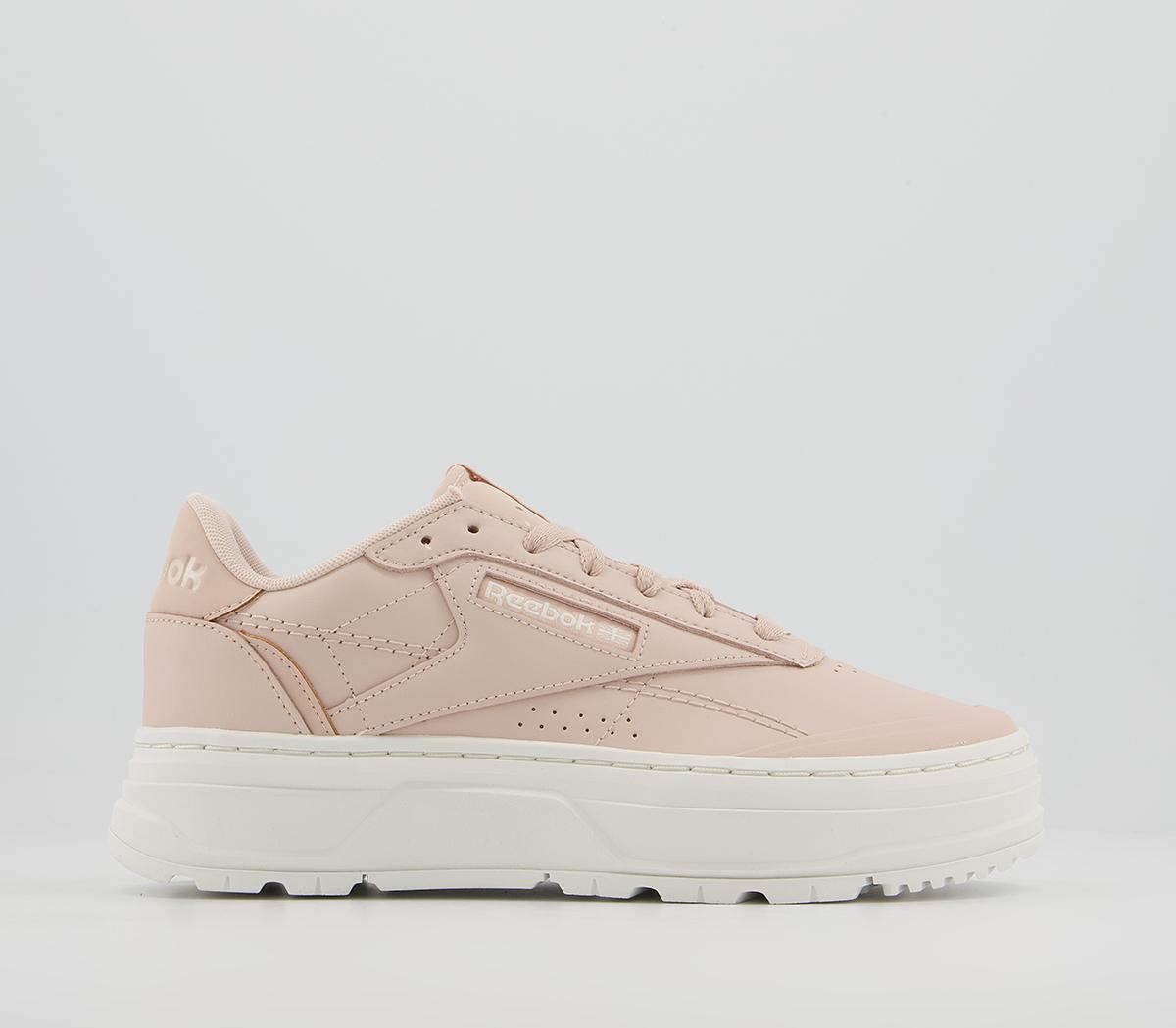 ReebokClub C Double Geo Trainers ReebokClub C Double Geo TrainersSoft Ecru Chalk