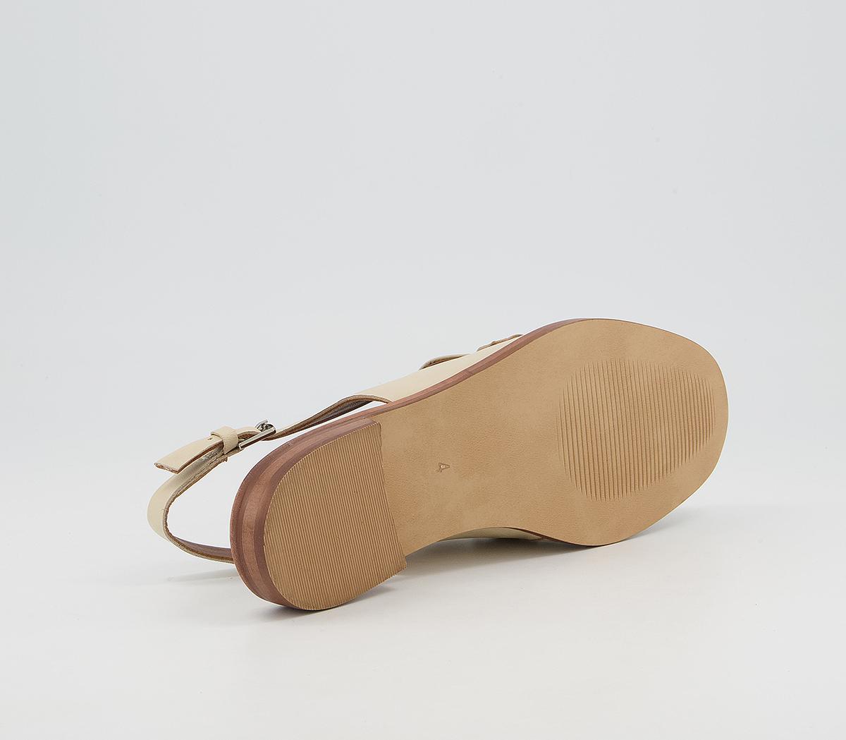 OFFICEFairen Sling Back With Hardware Loafers OFFICEFairen Sling Back With Hardware LoafersBone Leather Croc Mix