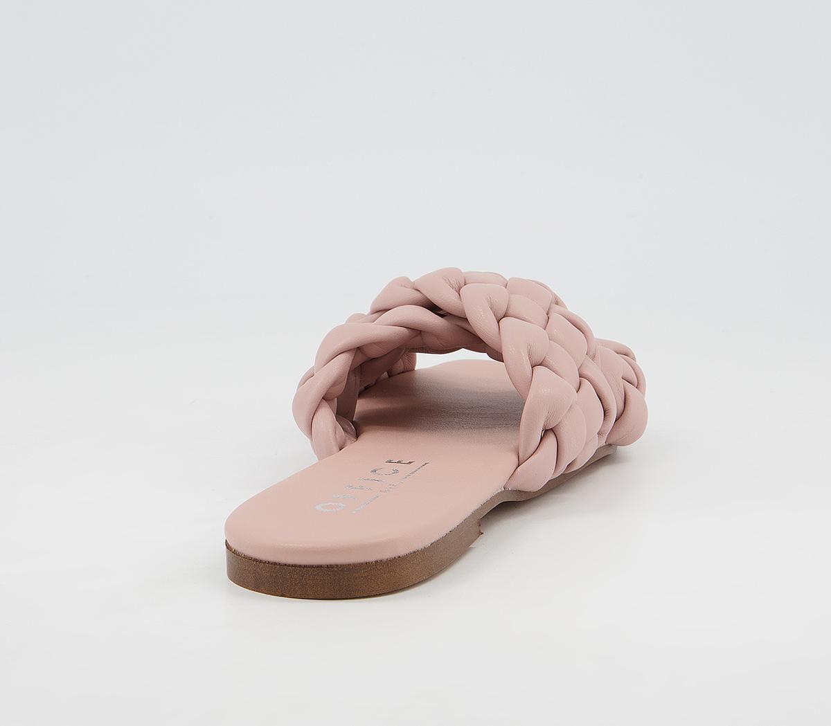 Office Stare Plaited Cross Strap Mules Office Stare Plaited Cross Strap Mules Nude