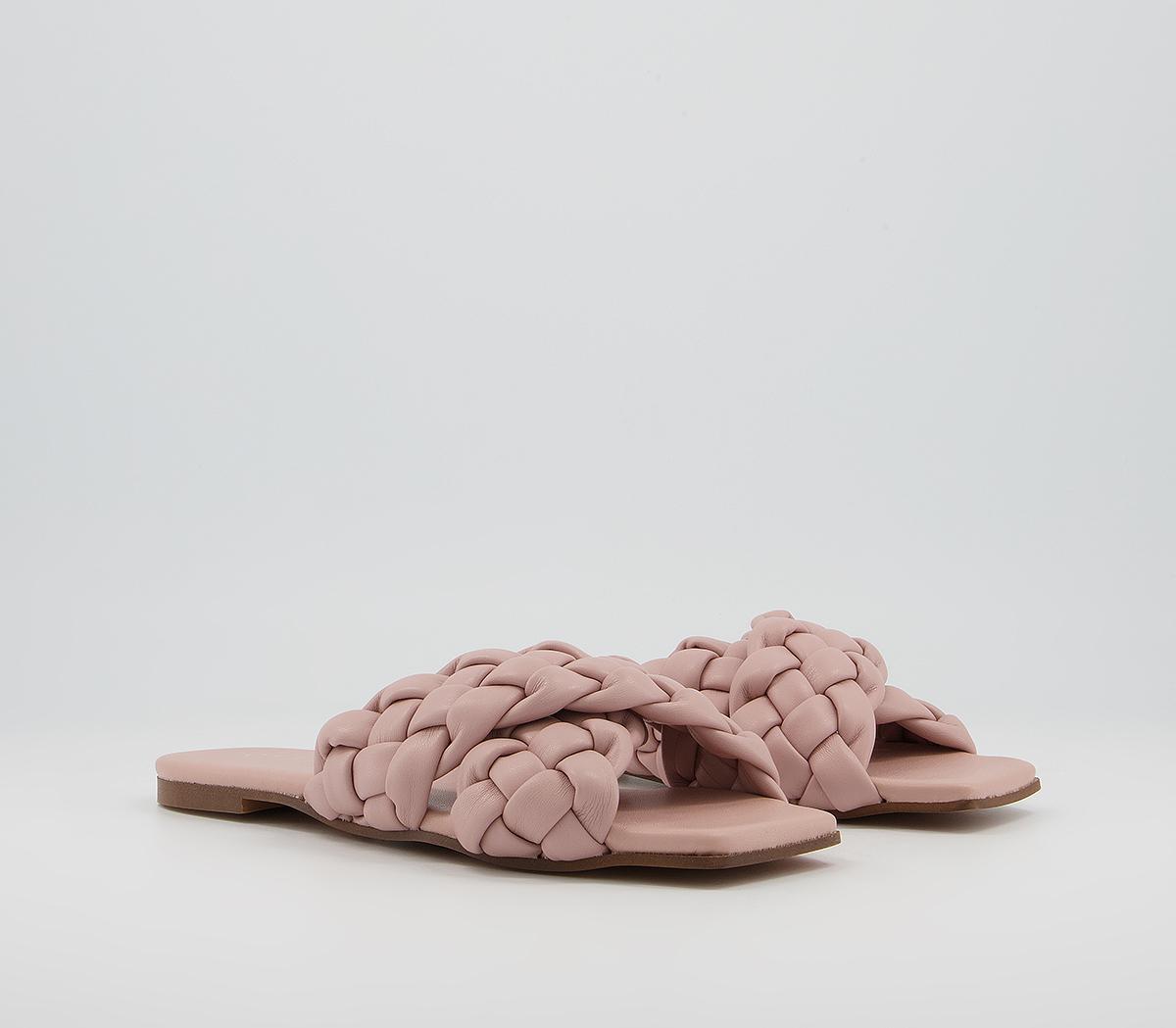 Office Stare Plaited Cross Strap Mules Office Stare Plaited Cross Strap Mules Nude