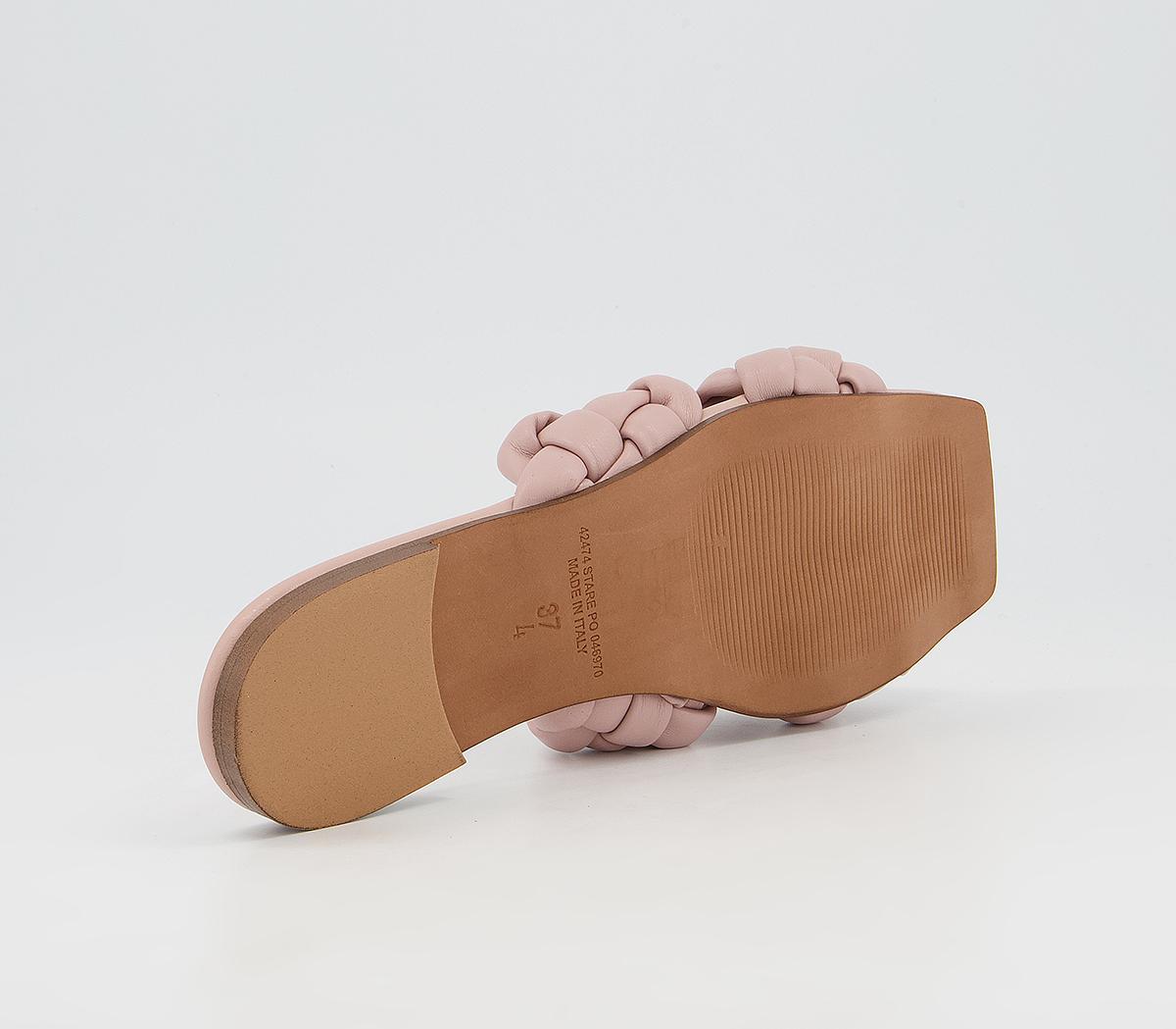 Office Stare Plaited Cross Strap Mules Office Stare Plaited Cross Strap Mules Nude