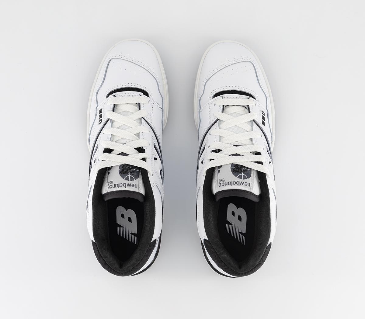 New BalanceBB550 TrainersWhite Black