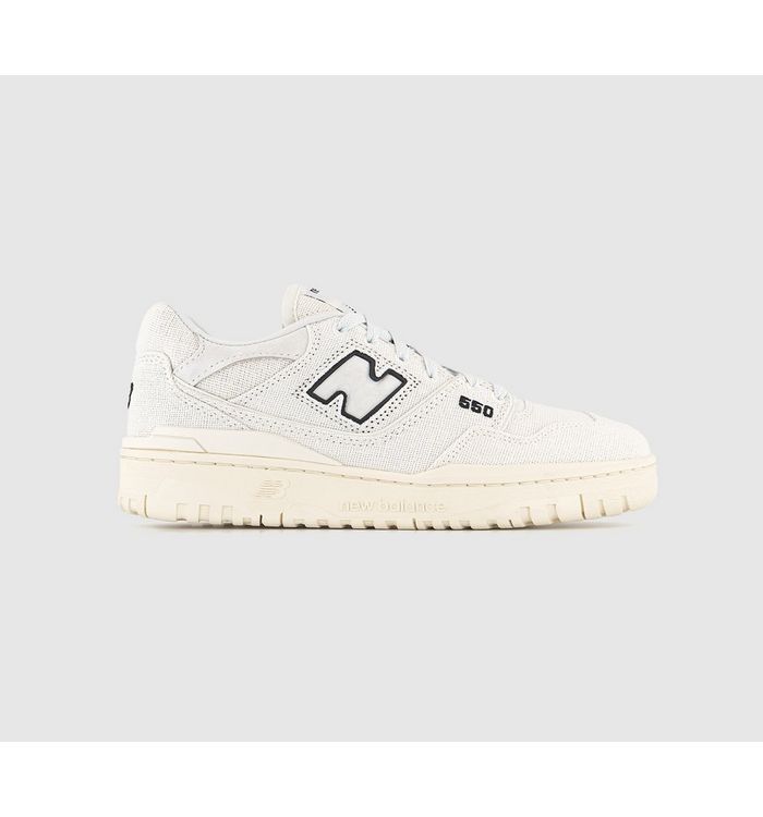 New Balance Bb550 Trainers Off White Canvas