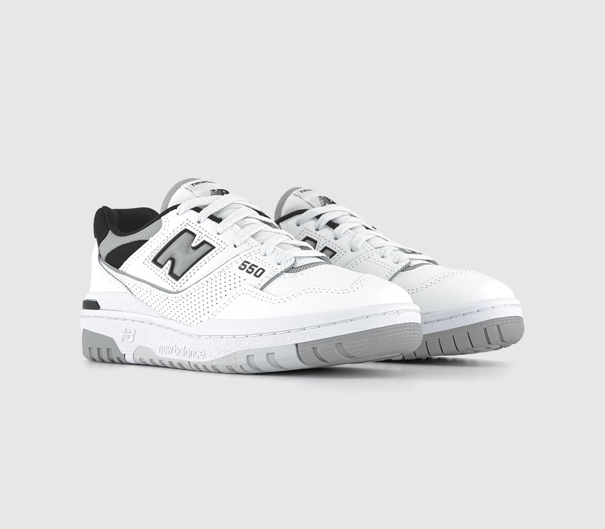 New BalanceBB550 TrainersWhite Grey Black