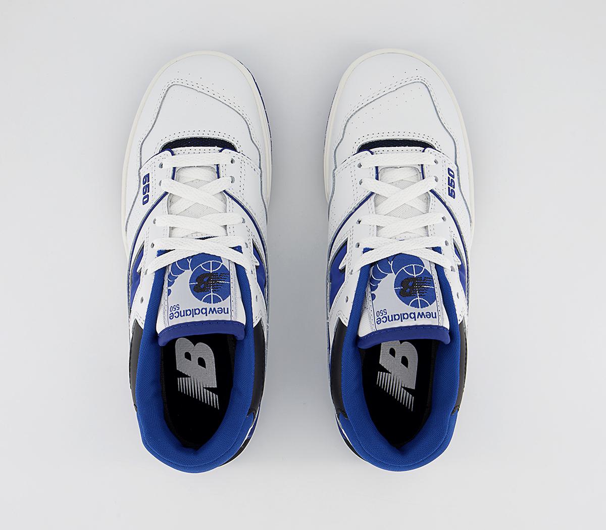 New BalanceBB550 TrainersWhite Blue Black