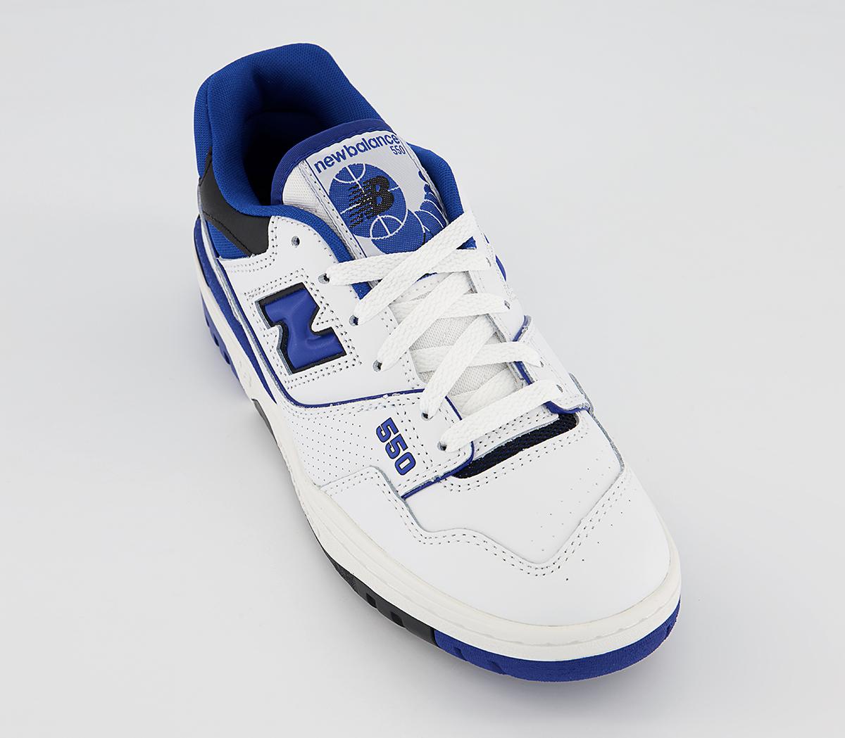 New BalanceBB550 TrainersWhite Blue Black