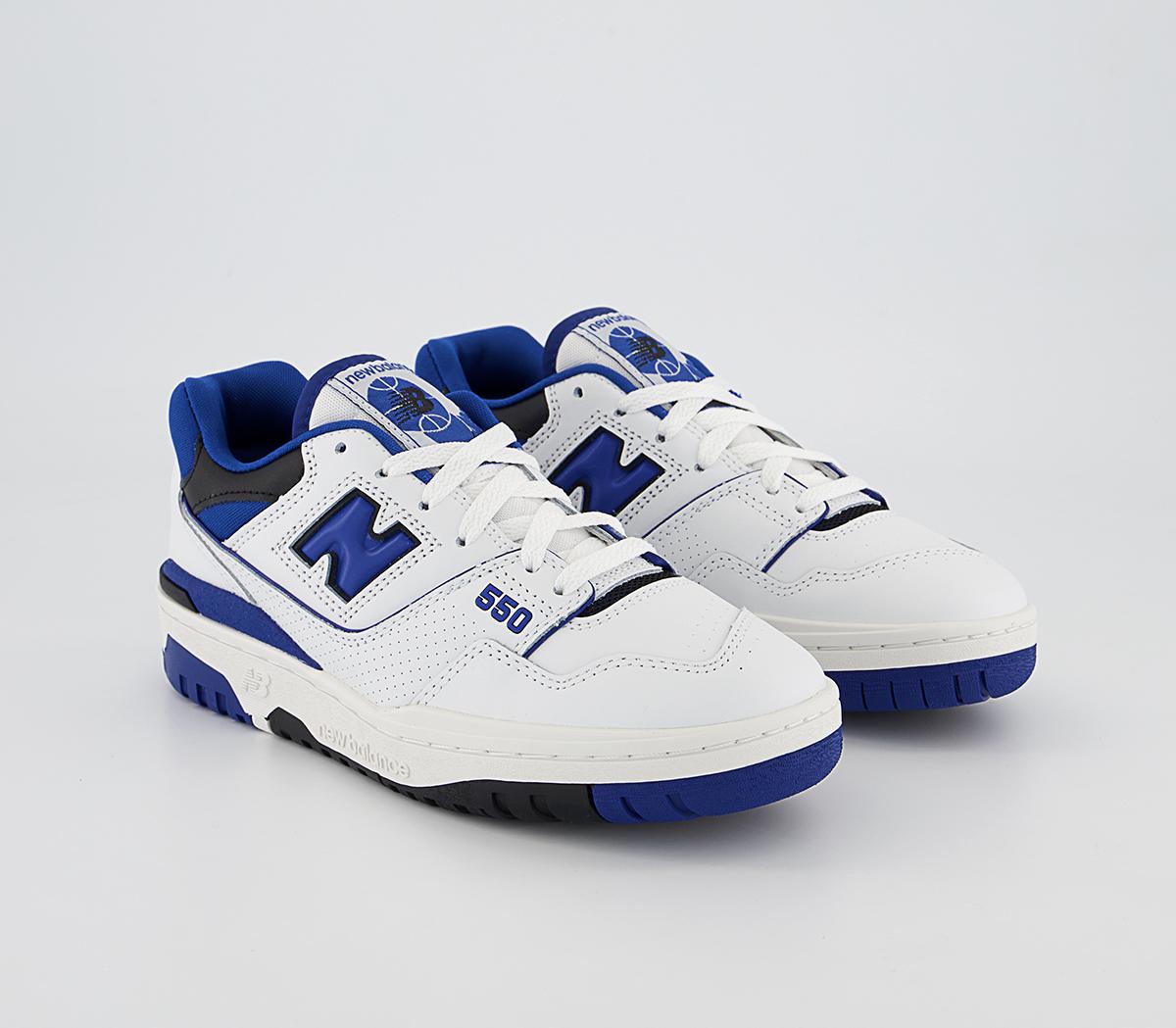 New BalanceBB550 TrainersWhite Blue Black