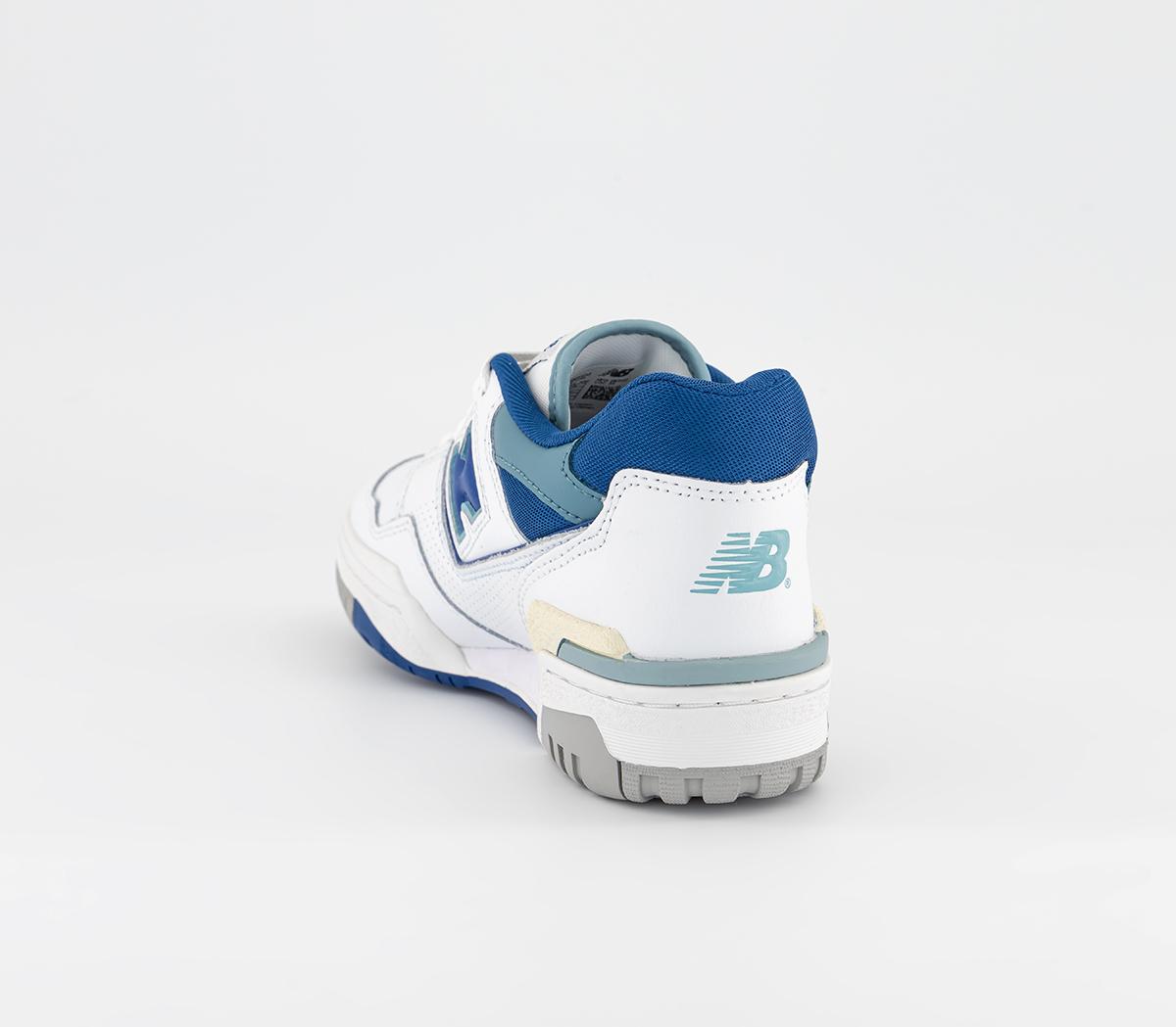 New Balance BB550 Trainers White Teal Grey Unisex Sports