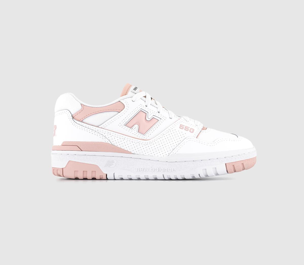 Bb550 Trainers White Pink White