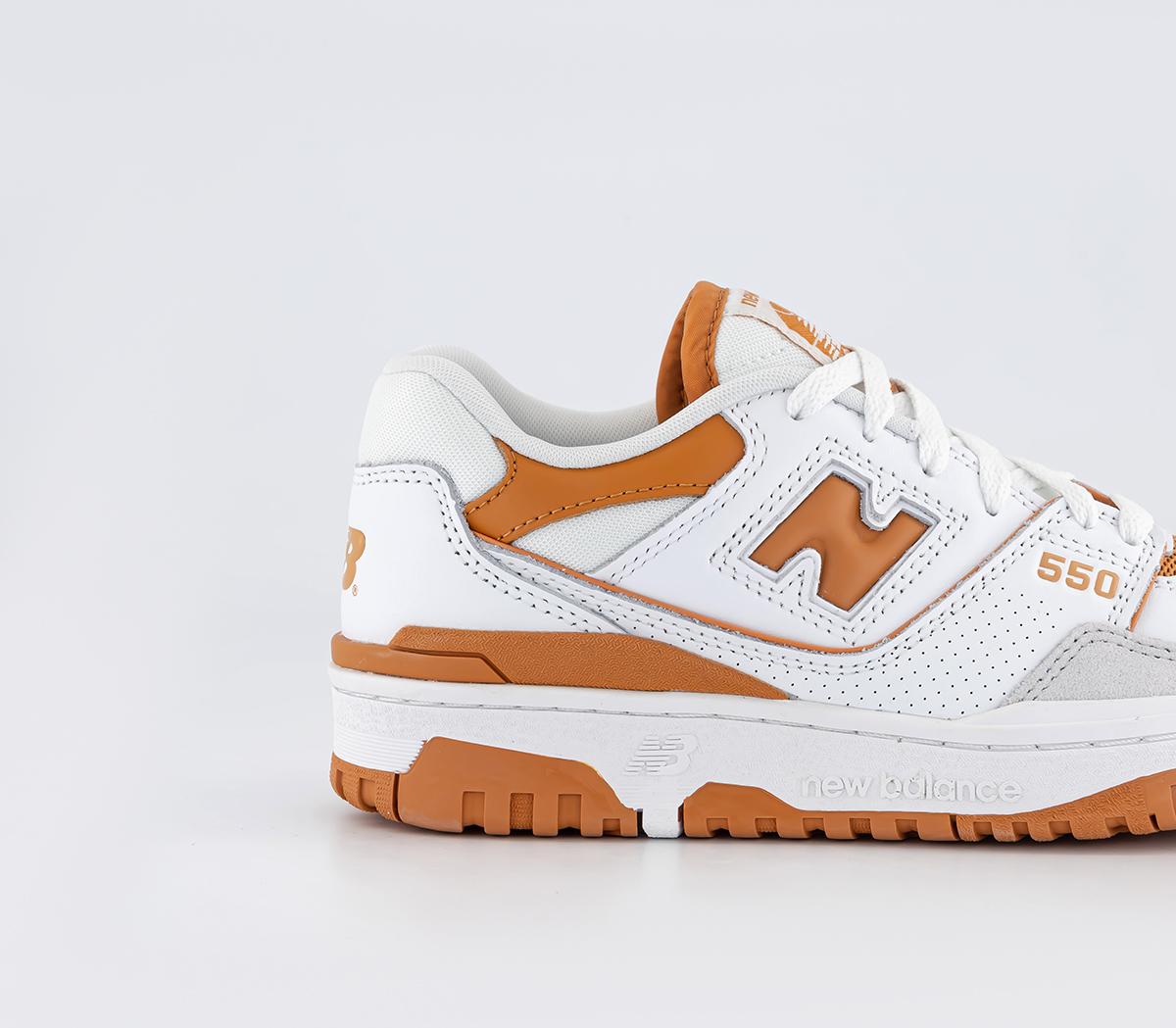 New BalanceBB550 Trainers White Orange Grey