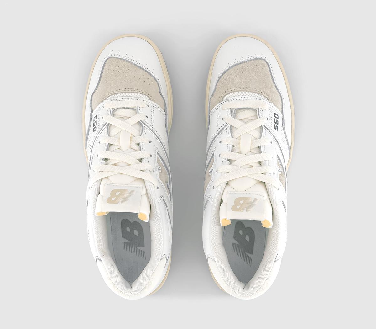 New BalanceBB550 TrainersWhite Cream Grey