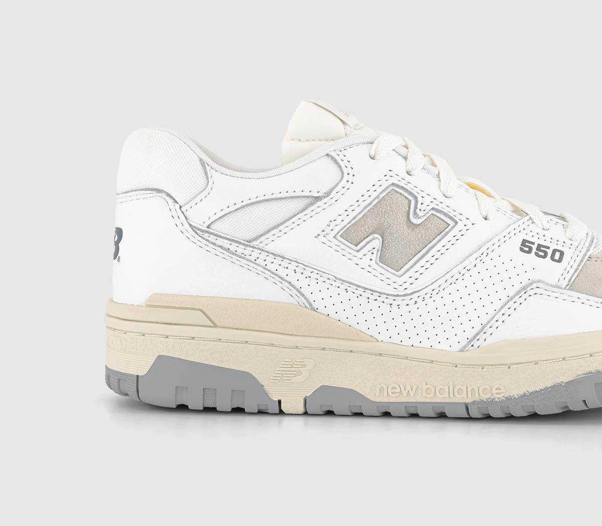 New BalanceBB550 TrainersWhite Cream Grey