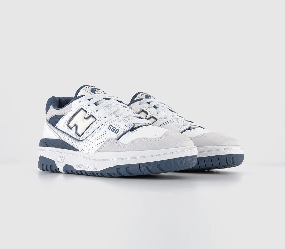 New BalanceBB550 TrainersWhite Navy Offwhite