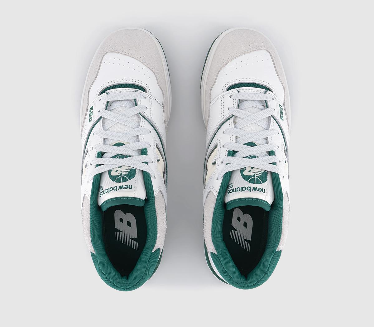 New BalanceBB550 TrainersWhite Teal Offwhite