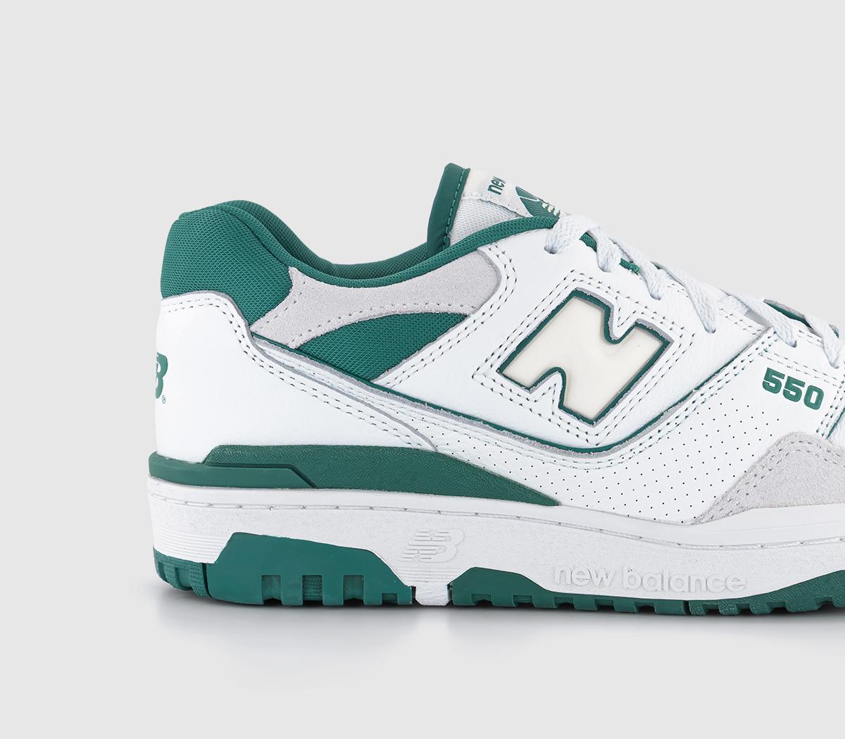 New BalanceBB550 TrainersWhite Teal Offwhite