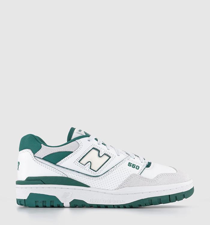 New Balance BB550 Trainers White Teal Offwhite
