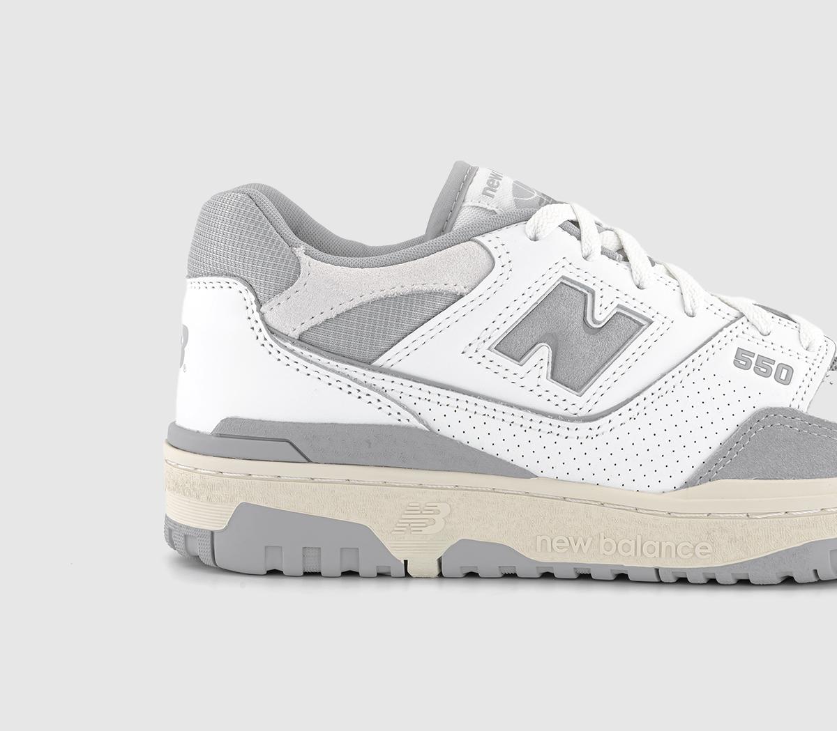 New BalanceBB550 Trainers White Grey Offwhite