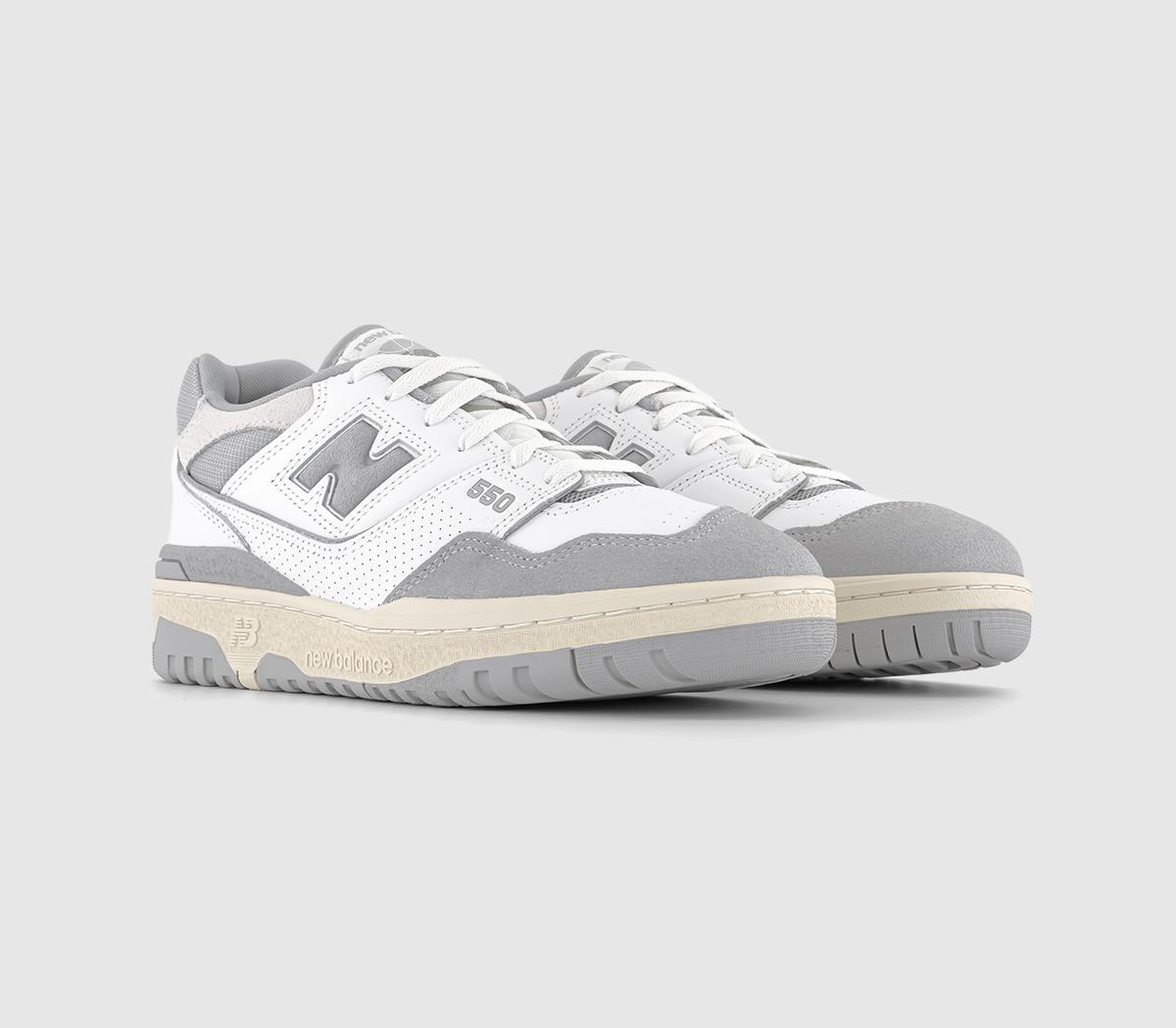 New BalanceBB550 Trainers White Grey Offwhite
