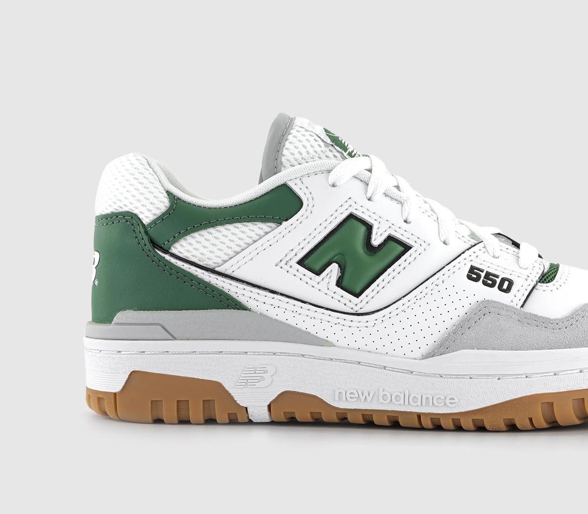 New BalanceBB550 Trainers New BalanceBB550 TrainersWhite Green Grey Gum