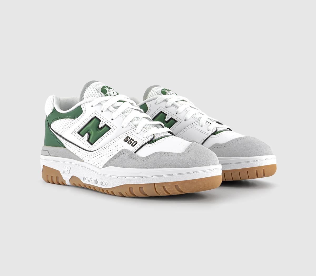New BalanceBB550 Trainers New BalanceBB550 TrainersWhite Green Grey Gum