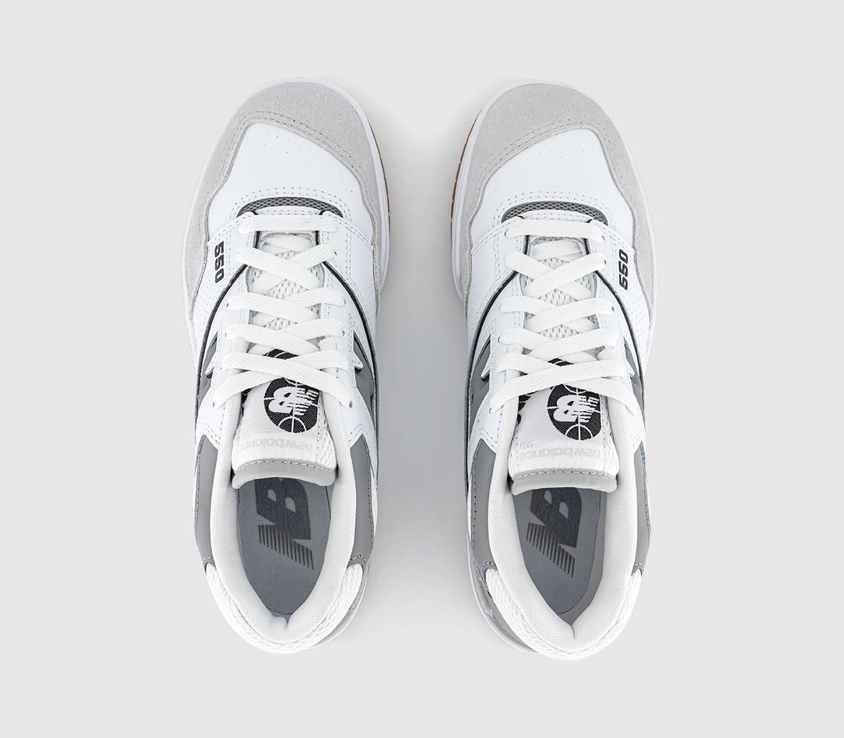 New Balance BB550 Trainers New Balance BB550 Trainers White Grey Grey Gum