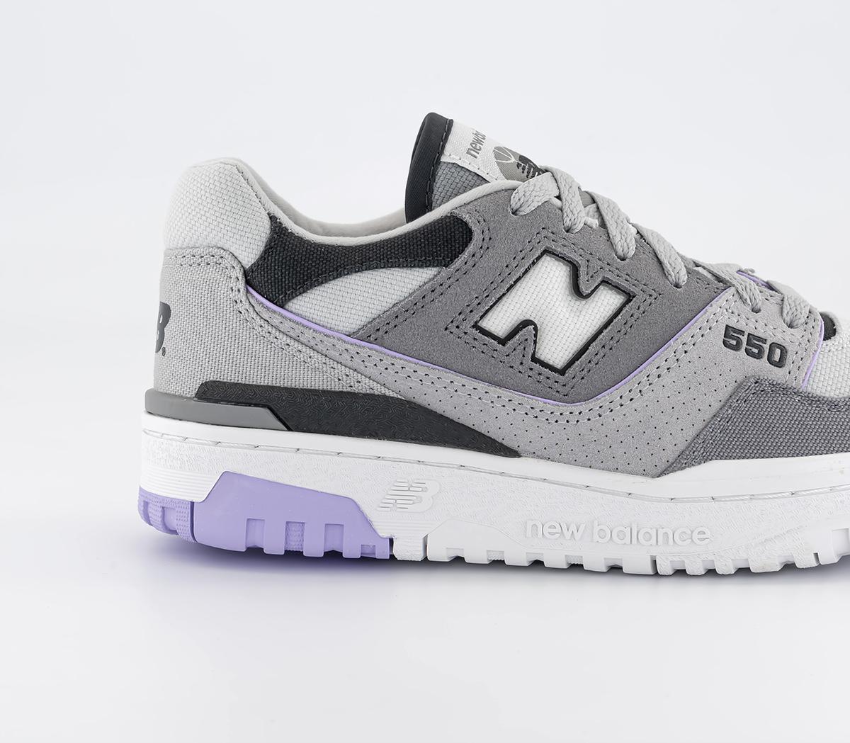 New BalanceBB550 Trainers New BalanceBB550 TrainersGrey Dark Gray Off White Purple