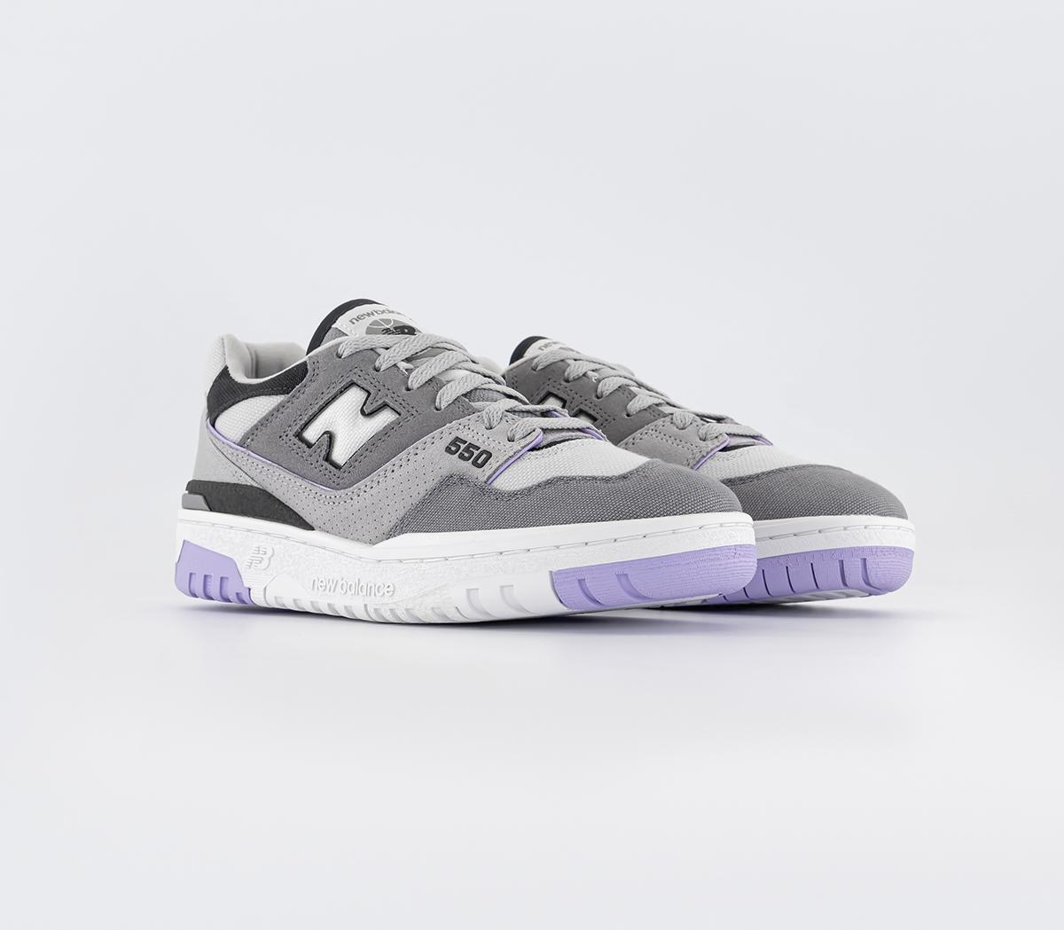 New BalanceBB550 Trainers New BalanceBB550 TrainersGrey Dark Gray Off White Purple