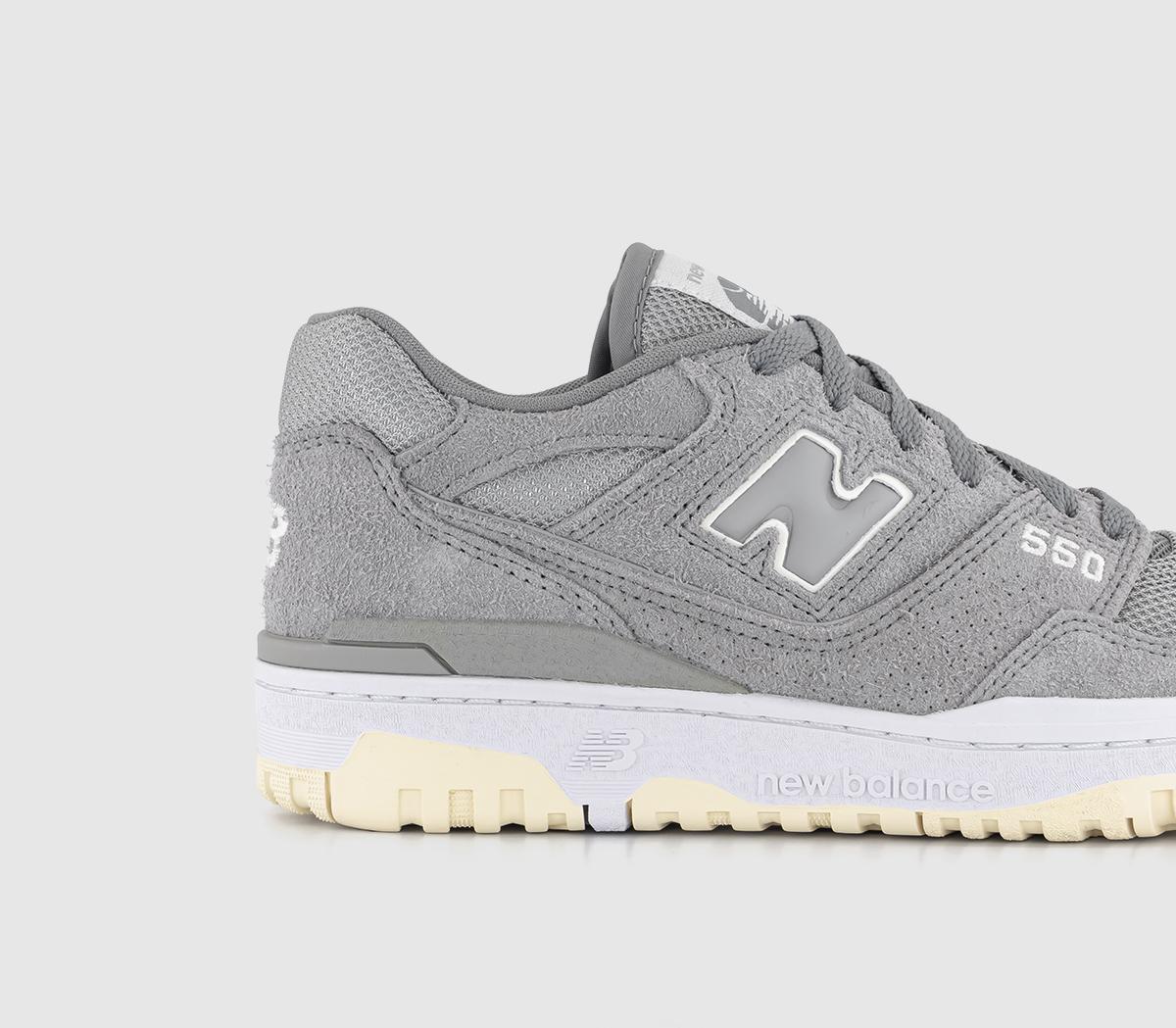 New BalanceBB550 TrainersSlate Grey White