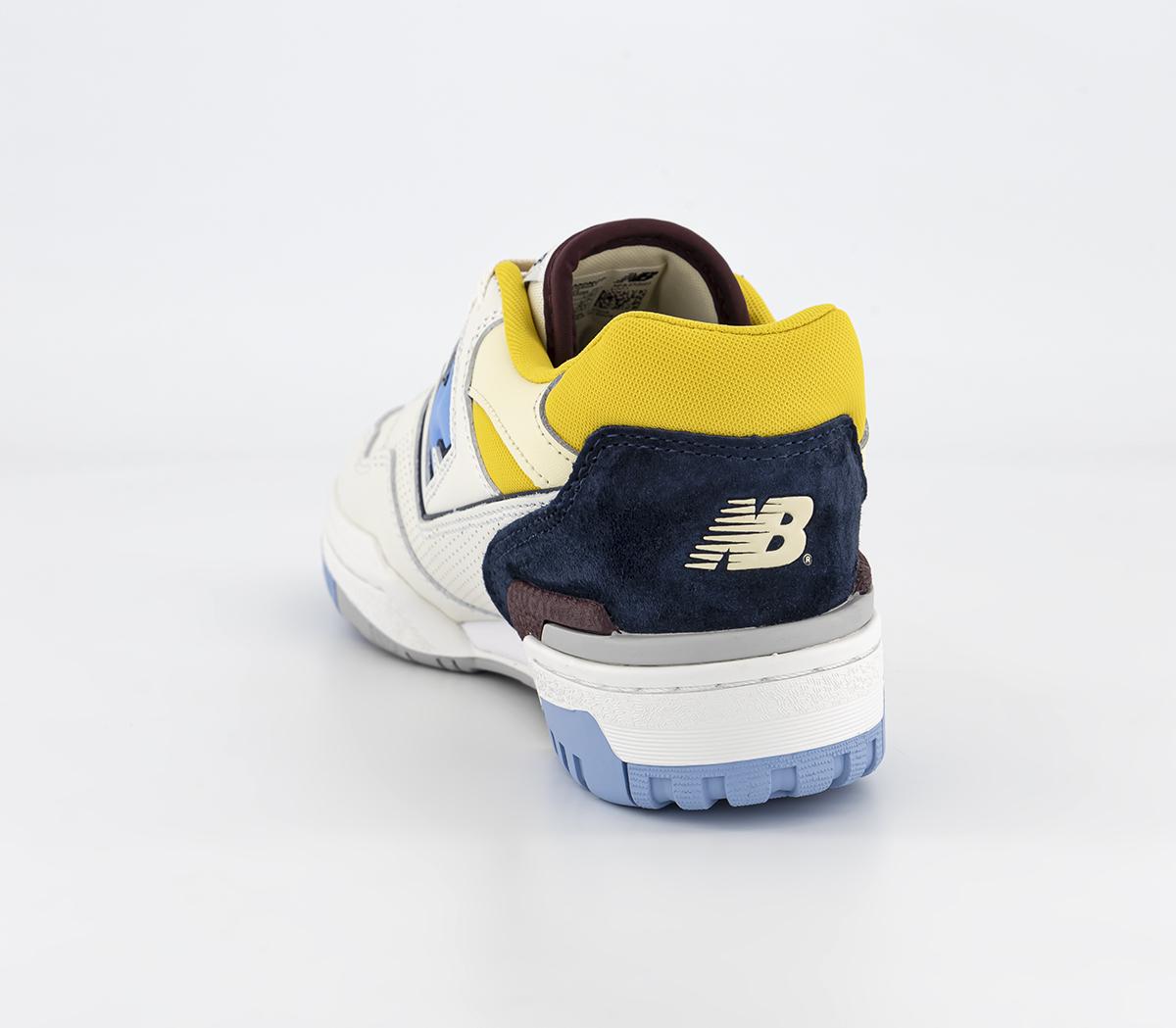 New BalanceBB550 TrainersBlue Yellow Burgundy