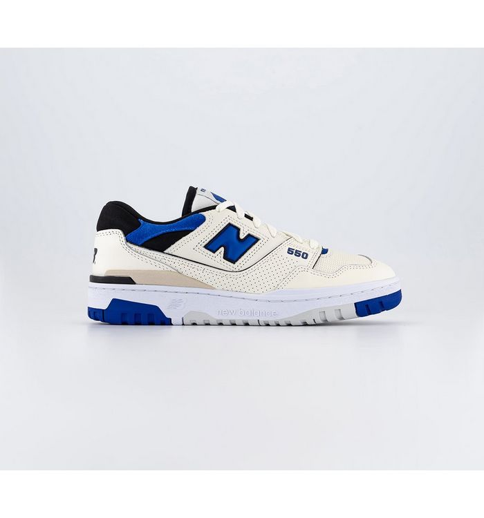 New Balance Bb550 Trainers Blue White Off White Leather