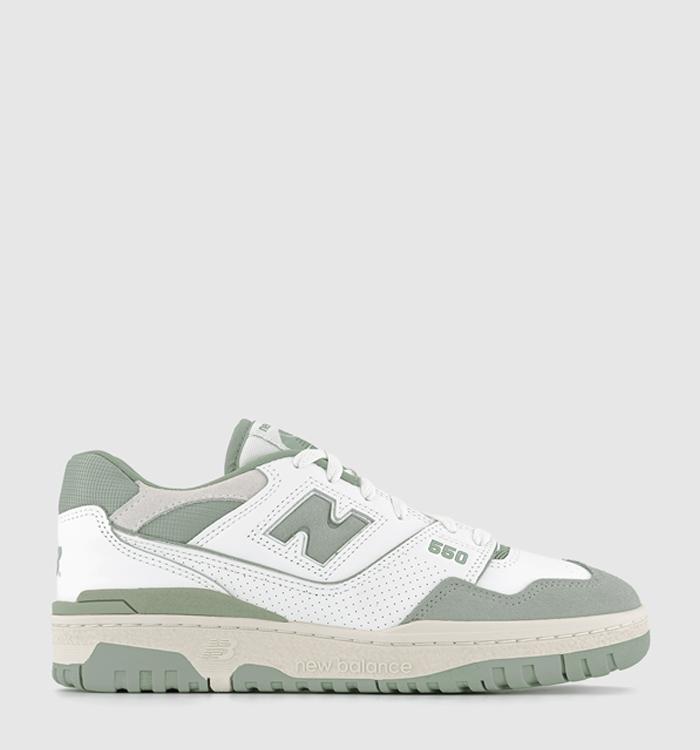 Green new sale balance trainers