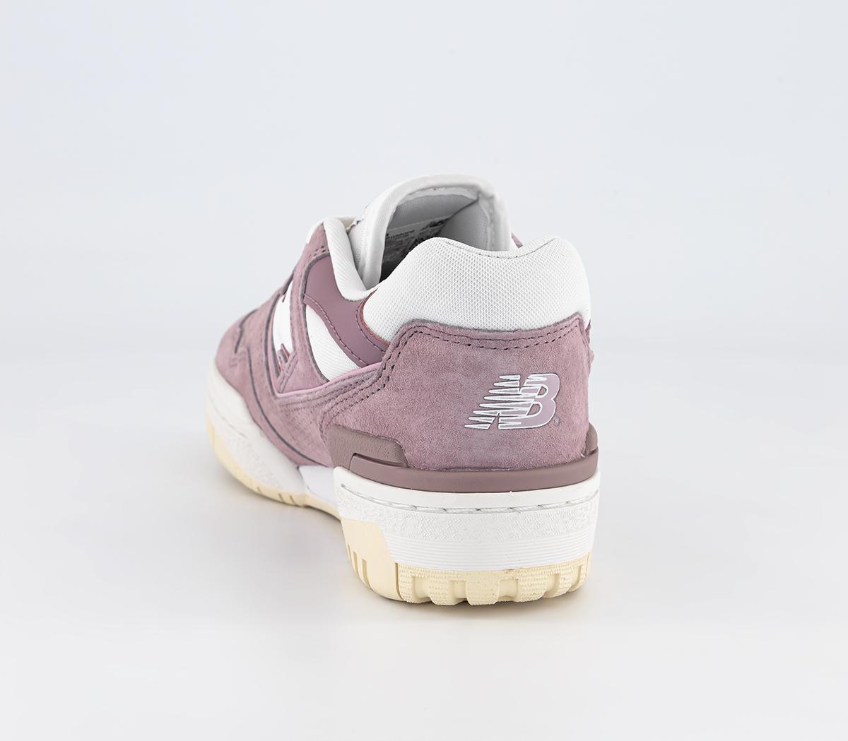 New BalanceBB550 TrainersLilac Chalk White