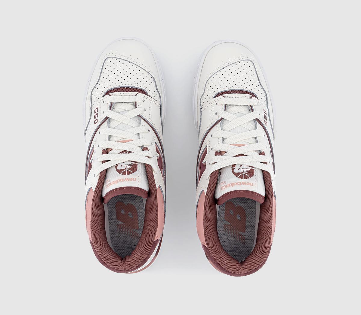 New BalanceBB550 TrainersSea Salt Pink Red