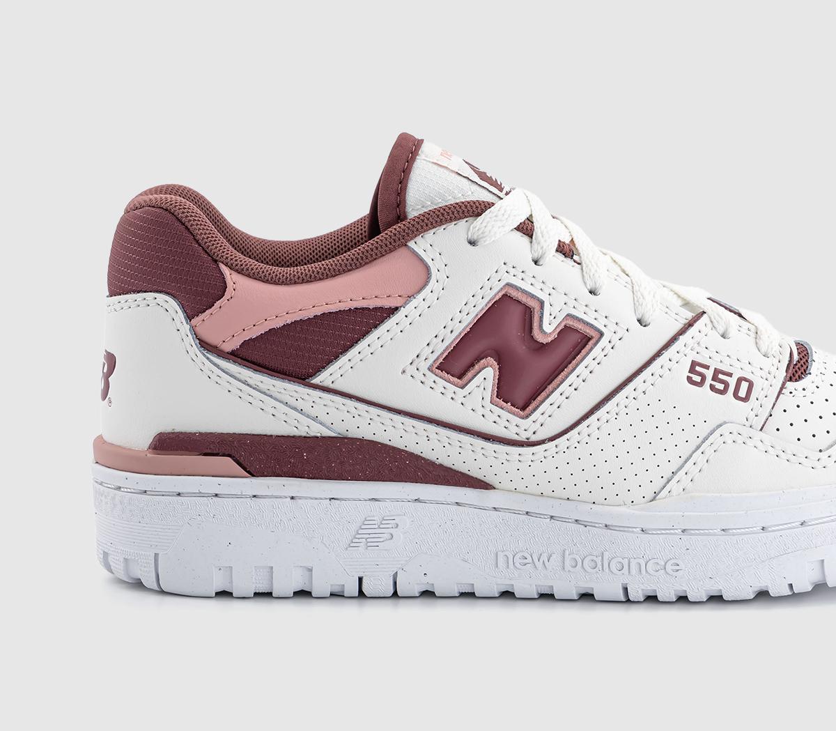 New BalanceBB550 TrainersSea Salt Pink Red