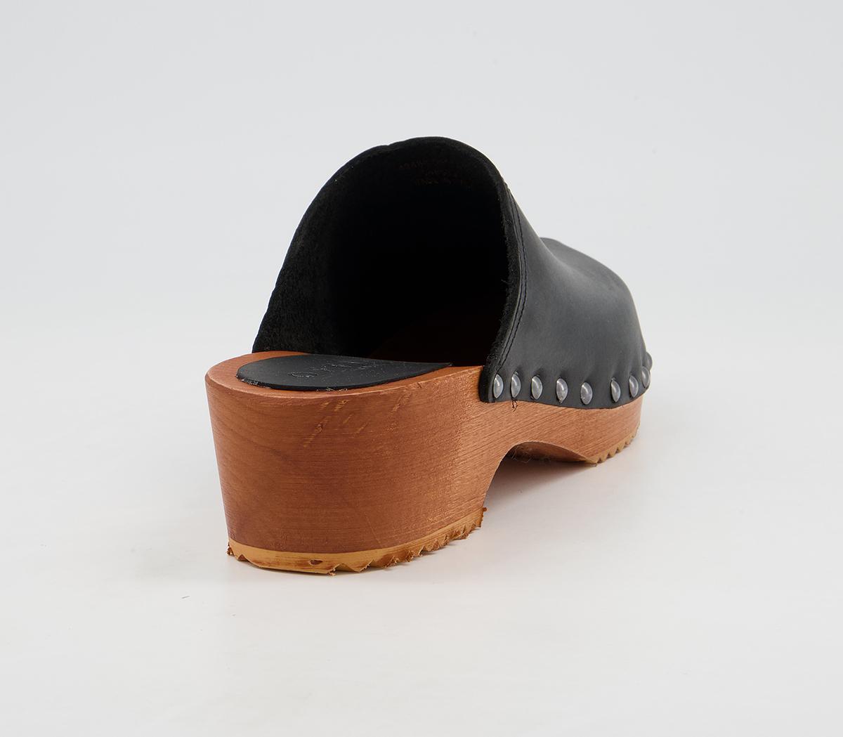 Office Fall Out Closed Toe Clogs Office Fall Out Closed Toe Clogs Black Leather
