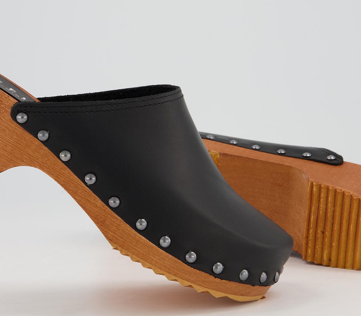 Office Fall Out Closed Toe Clogs Office Fall Out Closed Toe Clogs Black Leather