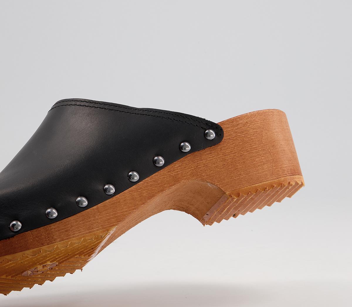 Office Fall Out Closed Toe Clogs Office Fall Out Closed Toe Clogs Black Leather