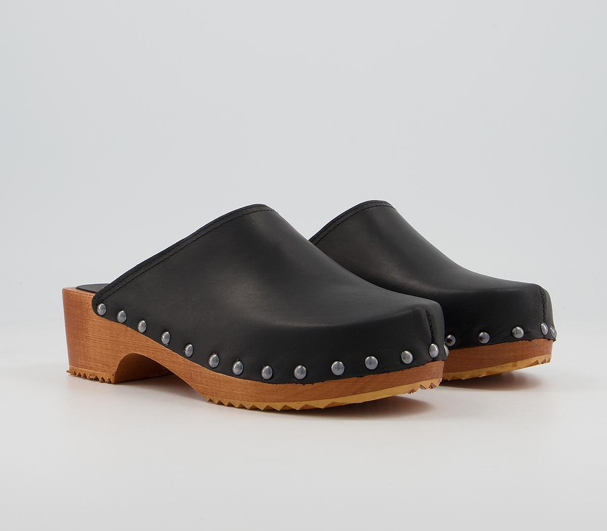 Office Fall Out Closed Toe Clogs Office Fall Out Closed Toe Clogs Black Leather